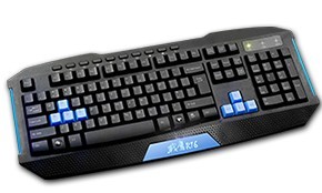 战鹰K16键盘 游戏键盘 USB键盘 多媒体 静音 防水键盘 